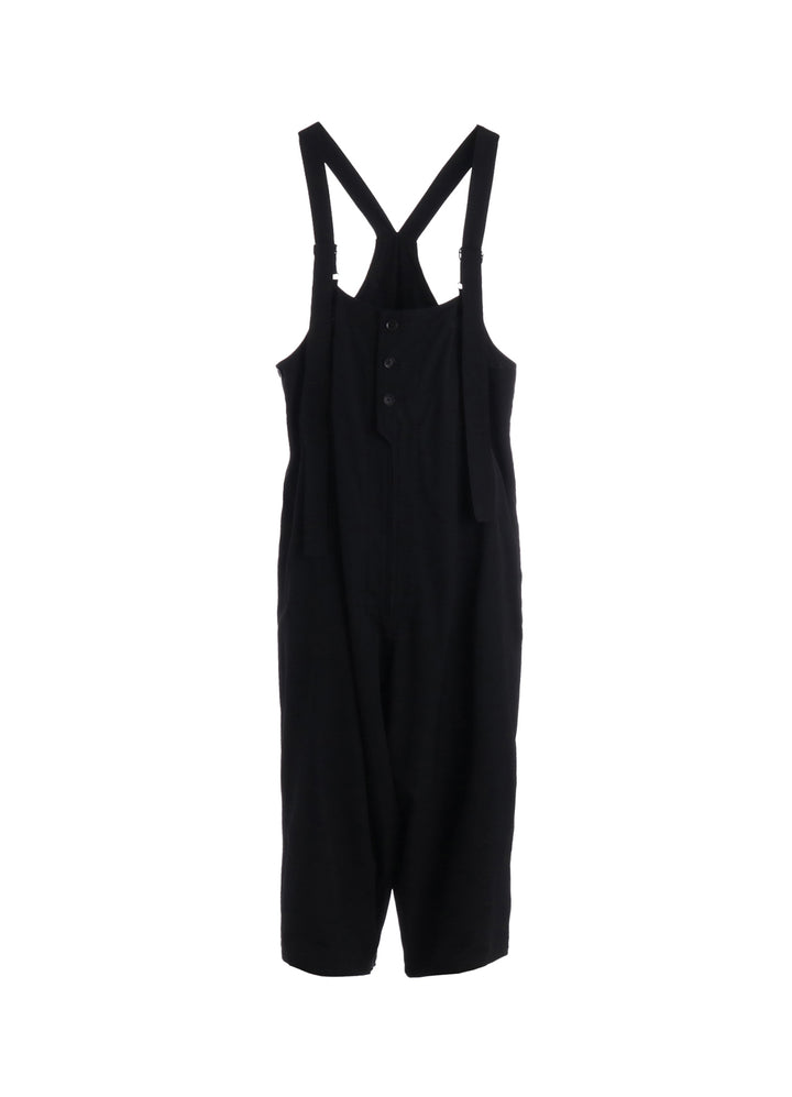 WOOL GABARDINE OVERALLS