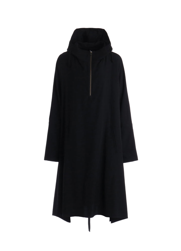 WOOL GABARDINE UNTRIMMED DRESS