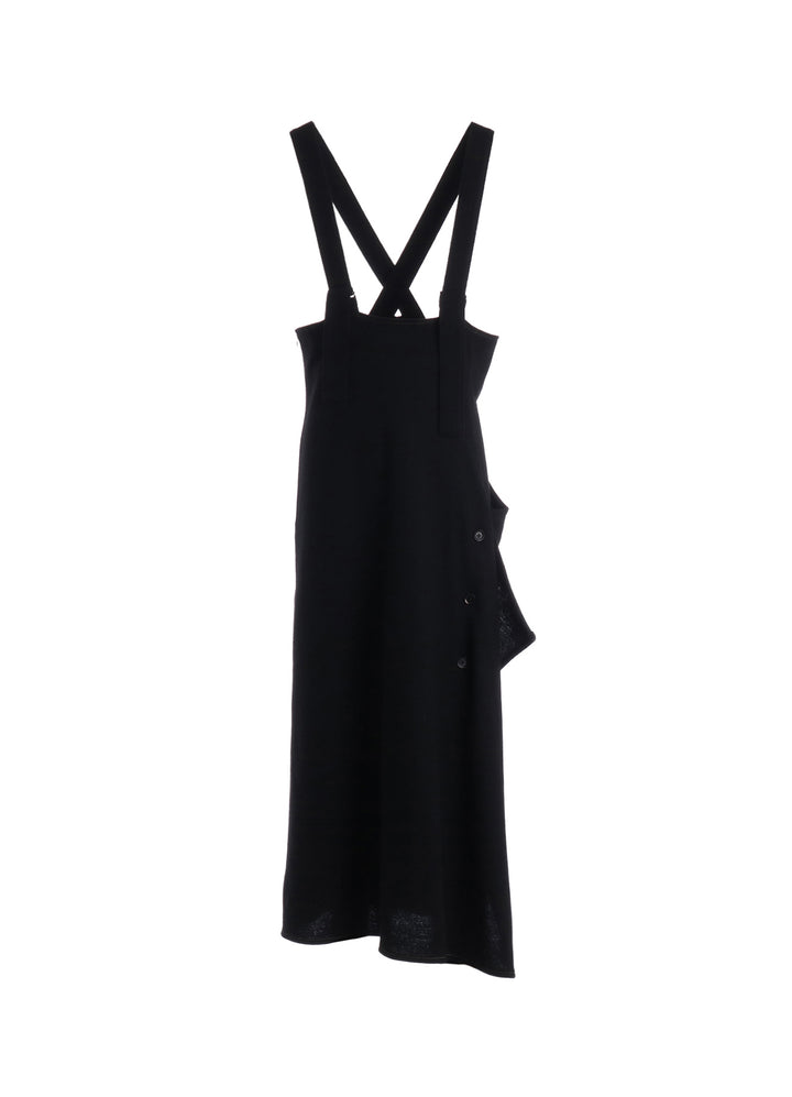 SOFT SPUN 1/14 JERSEY SUSPENDER DRAPE DRESS
