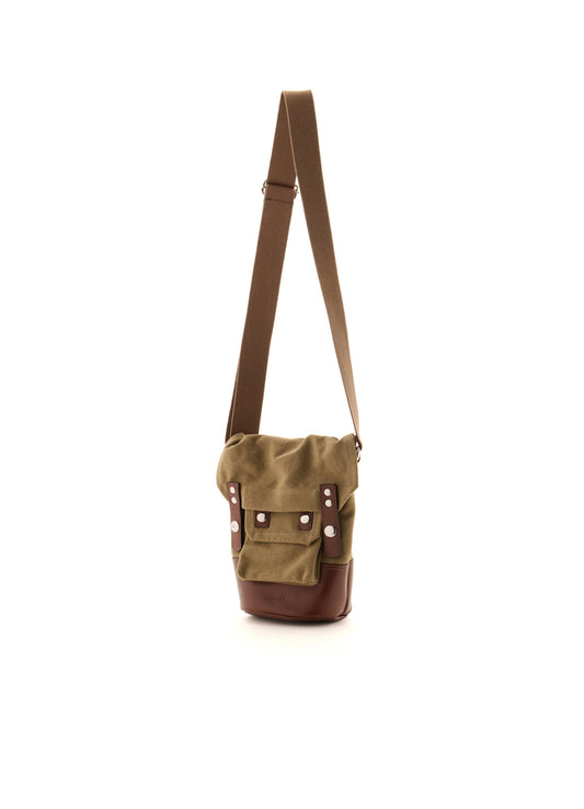 NO.8 CANVAS BIO FINISHED MINI SHOULDER BAG