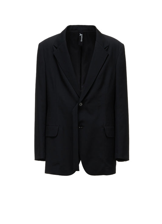 WOOL GABARDINE SIDE BELT JACKET