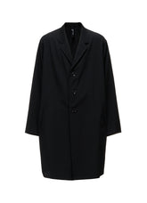 WOOL GABARDINE SHIRT JACKET