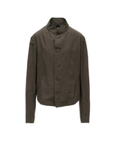 CELLULOSE COTTON BIO TWILL FRONT DROP SHORT JACKET
