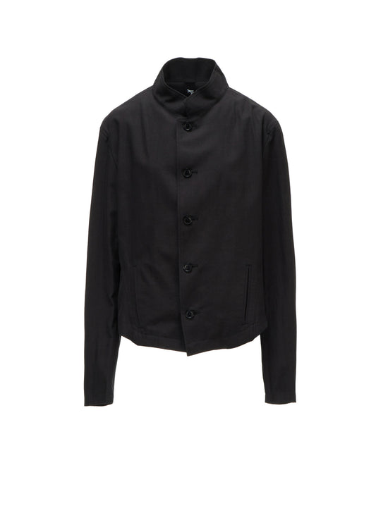 CELLULOSE COTTON BIO TWILL FRONT DROP SHORT JACKET