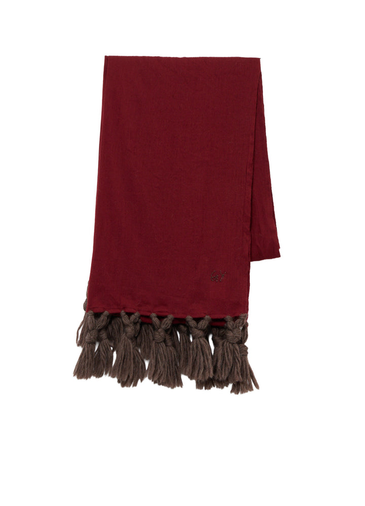 MILLING WOOL FRINGED STOLE