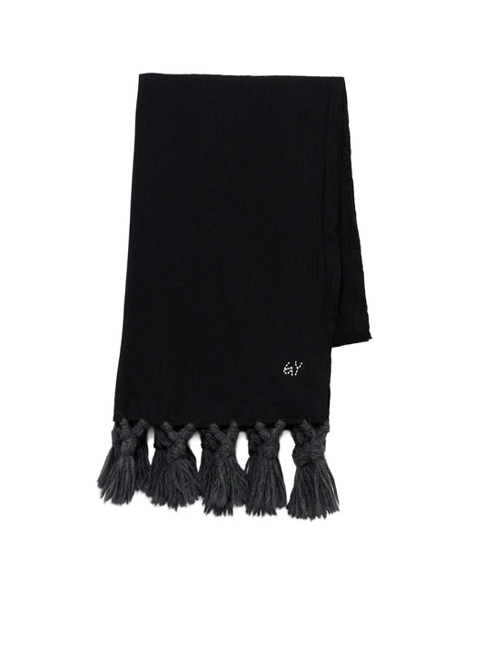 MILLING WOOL FRINGED STOLE