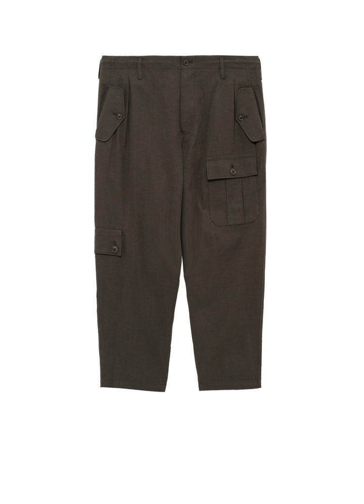 CELLULOSE COTTON BIO TWILL POCKET SLIM PANTS
