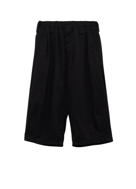 COTTON TWILL WIDE PANTS