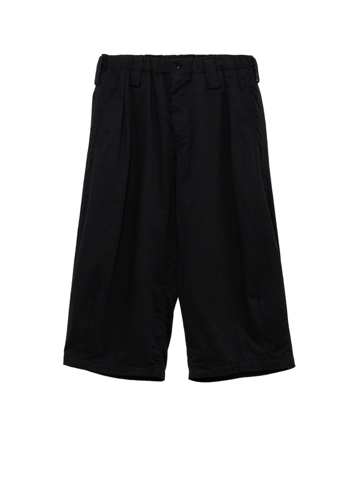 COTTON TWILL WIDE PANTS