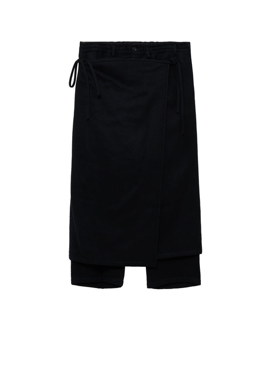 MELTON WOOL SKIRT PANTS