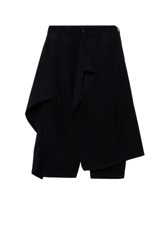 MELTON WOOL SKIRT PANTS