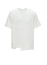 COTTON JERSEY CUT-OFF SHORT SLEEVED T