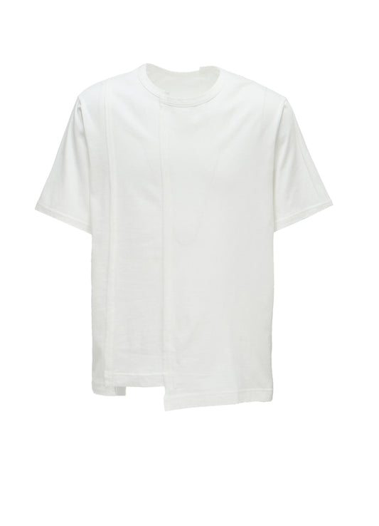 COTTON JERSEY CUT-OFF SHORT SLEEVED T