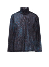 PAISLEY HIGH NECK SOFT TULLE