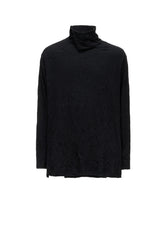 CATCH WASHER WRINKLE JERSEY TURTLENECK LONG SLEEVED T-SHIRT
