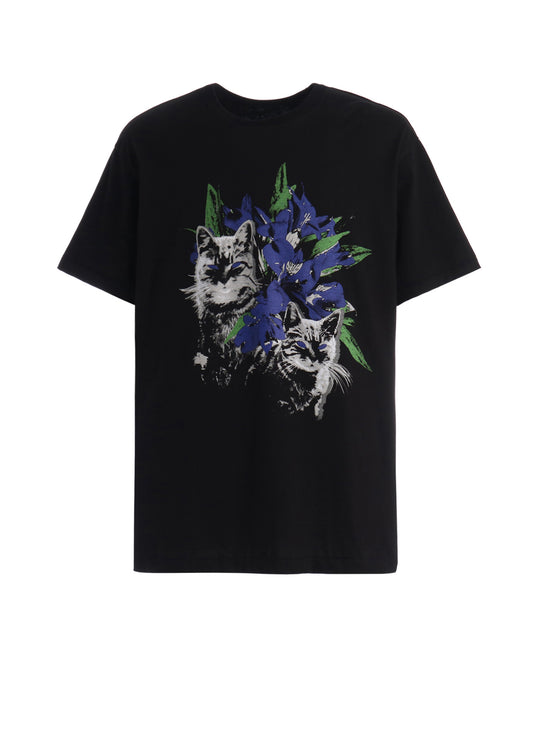 JERSEY CAT AND EDELWEISS T-SHIRT