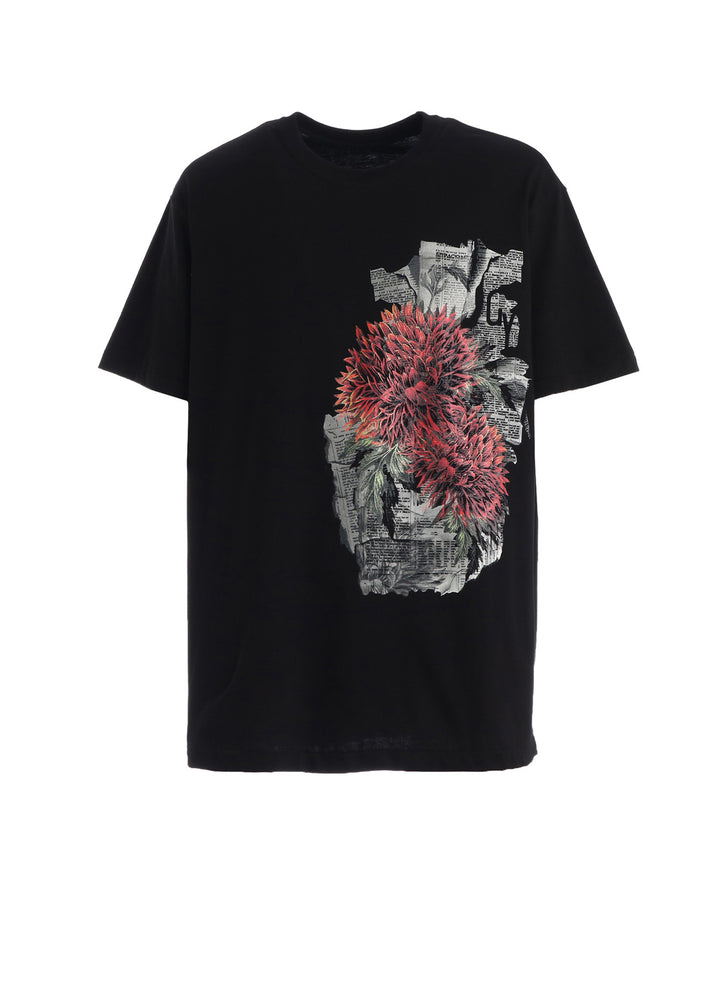 JERSEY RED DAHLIA T-SHIRT