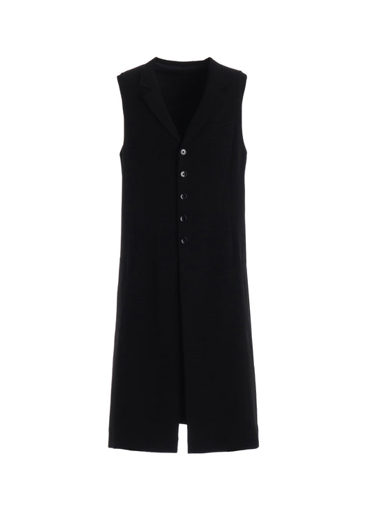 CREPE de CHINE SINGLE LONG VEST