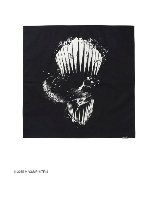 【Pre-Order】Ground Y×CHAINSAW MAN Collaborate Collection CHAINSAW MAN TEETH HANDKERCHIEF