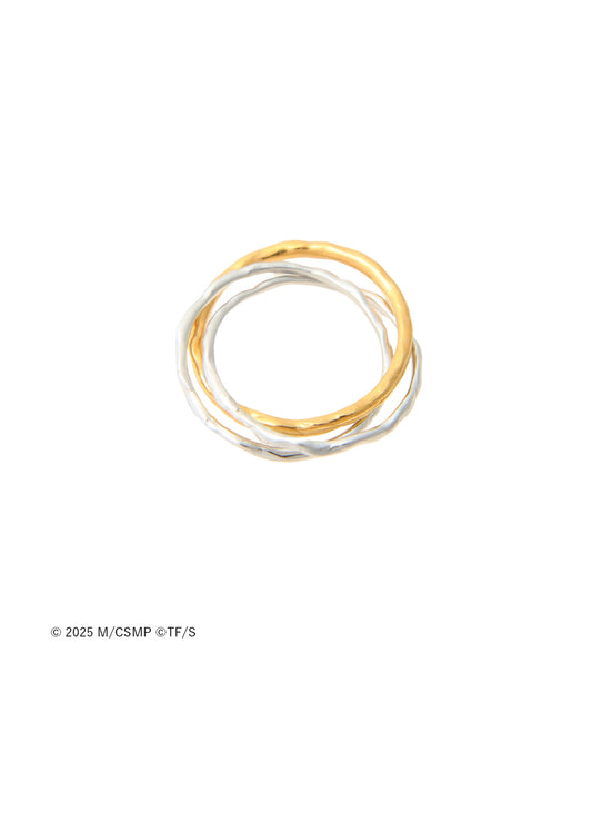 【Pre-Order】Ground Y×CHAINSAW MAN Collaborate Collection TYPHOON DEVIL TRINITY RING