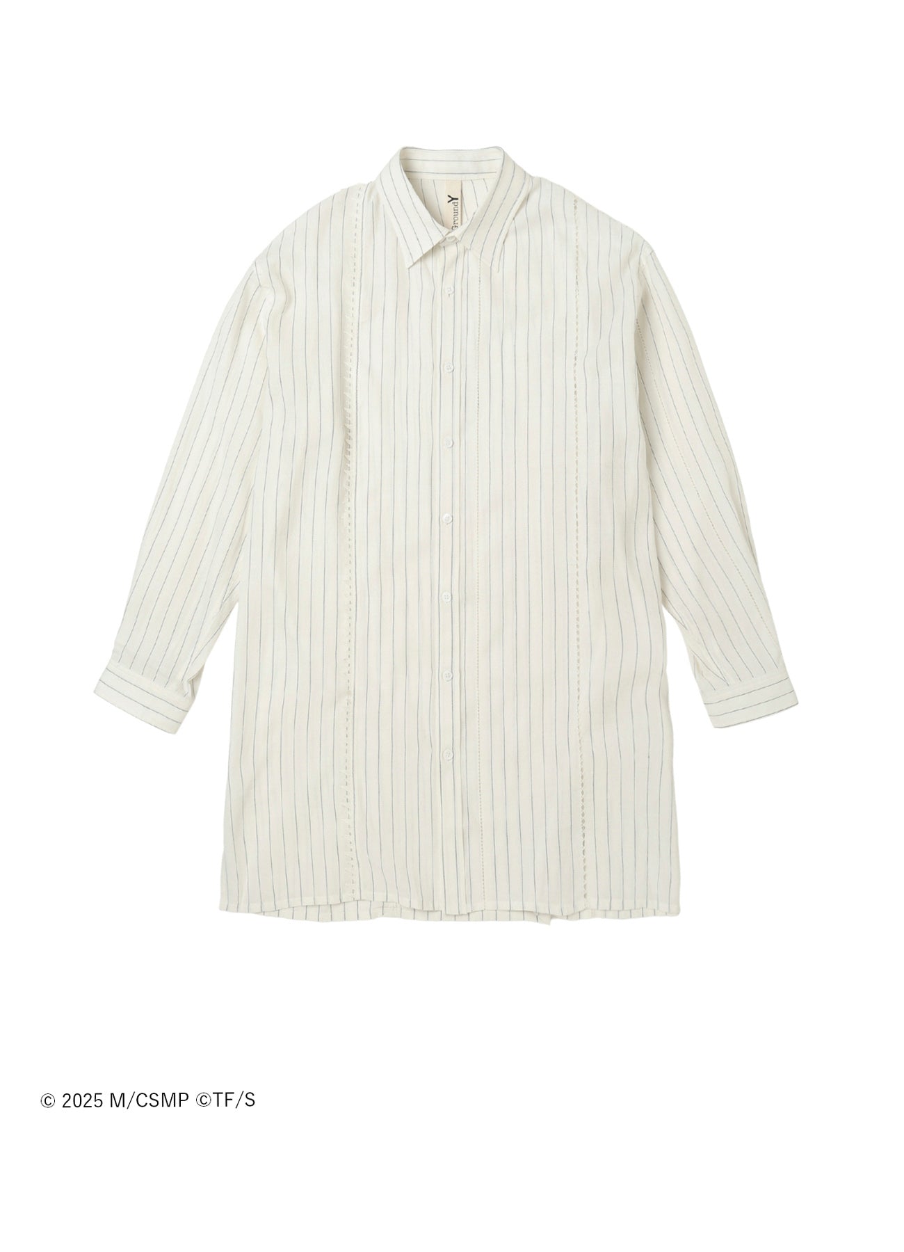 GROUND Y 19SS Broad China Shirt WHT/L GROUND Y 19SS Broad China