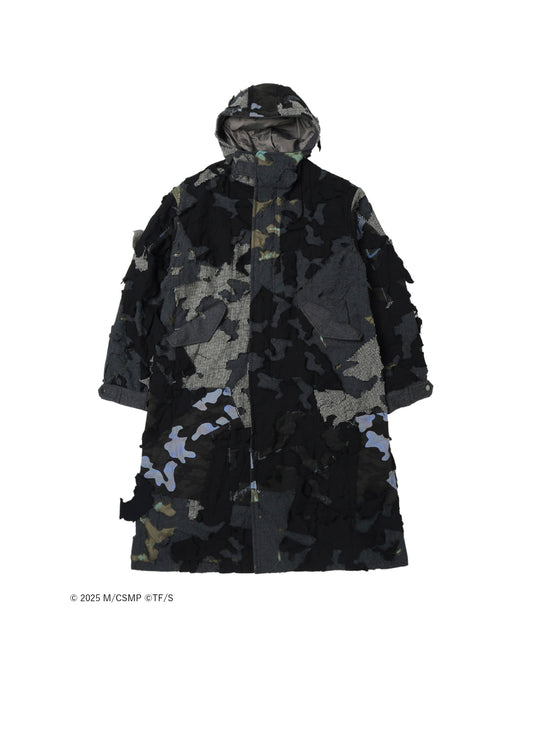 【Pre-Order】Ground Y×CHAINSAW MAN Collaborate Collection EXPLOSION CAMOUFLAGE FOODET COAT