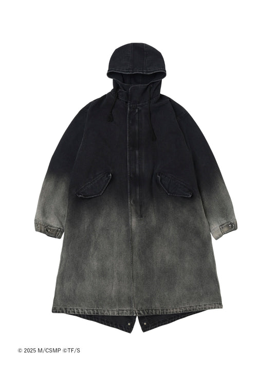 【Pre-Order】Ground Y×CHAINSAW MAN Collaborate Collection BLEACH WASH CHAINSAW COAT