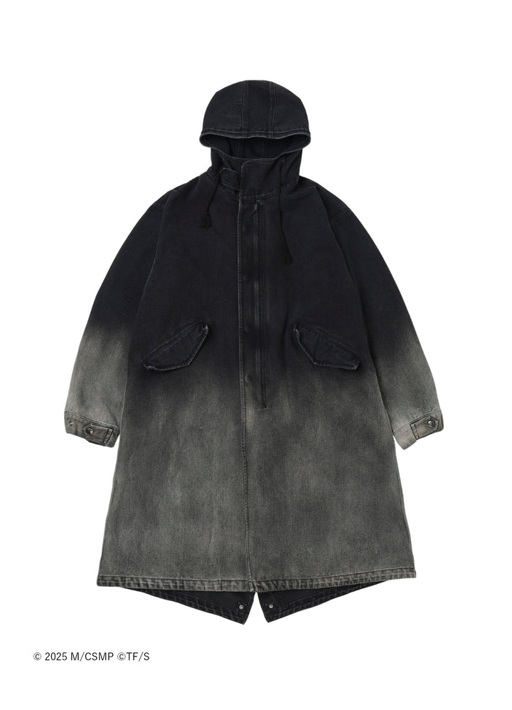 【Pre-Order】Ground Y×CHAINSAW MAN Collaborate Collection BLEACH WASH CHAINSAW COAT