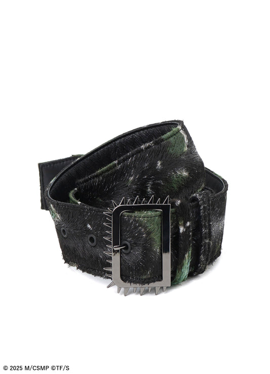 【Pre-Order】Ground Y×CHAINSAW MAN Collaborate Collection CHAINSAW HAIR CALF BELT【Shipping sequentially from late February 2026】
