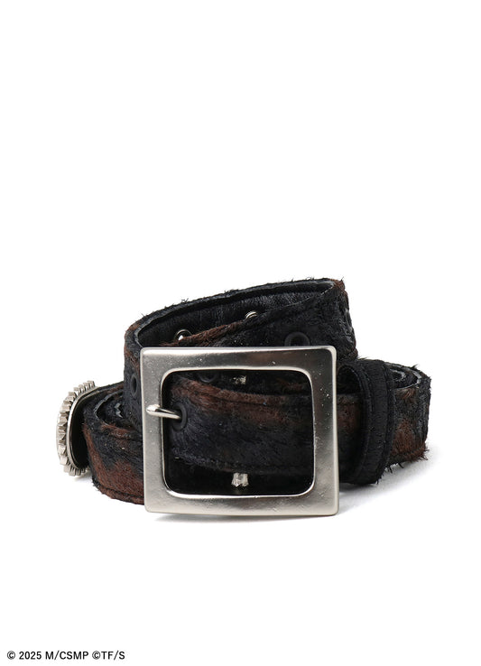 【Pre-Order】Ground Y×CHAINSAW MAN Collaborate Collection CHAINSAW HAIR CALF BELT SLIM VER【Shipping sequentially from late February 2026】