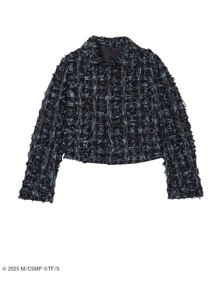 【Pre-Order】Ground Y×CHAINSAW MAN Collaborate Collection EXPLOSION TWEED SHORT JACKET