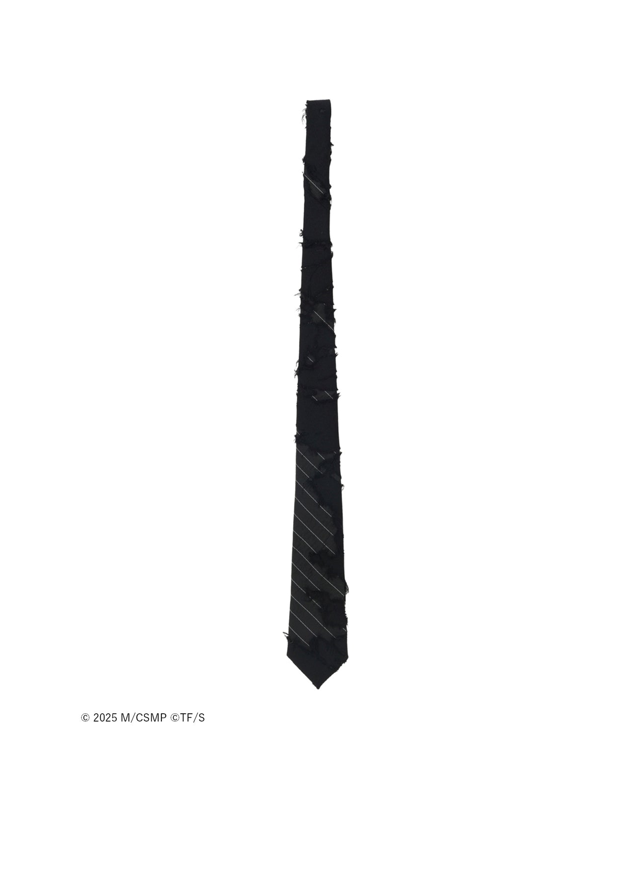 Yohji Yamamoto ブラック ネクタイ チェーン刺繍 レア！】Yohji Yamamoto +noir チェーン ネクタイ 刺繍