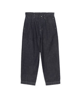 Ground Y×EDWIN 11oz INDIGO DENIM WIDE-TUCK PANTS WITH TAB DETAIL