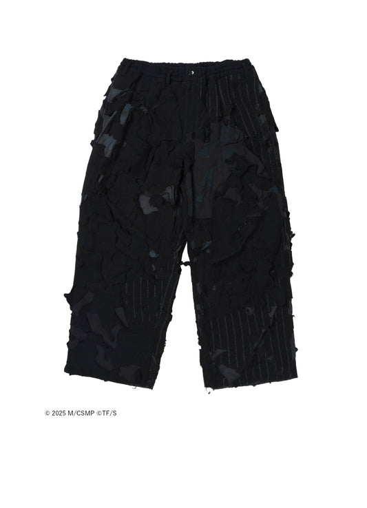 【Pre-Order】Ground Y×CHAINSAW MAN Collaborate Collection EXPLOSION CAMOUFLAGE WIDE PANTS