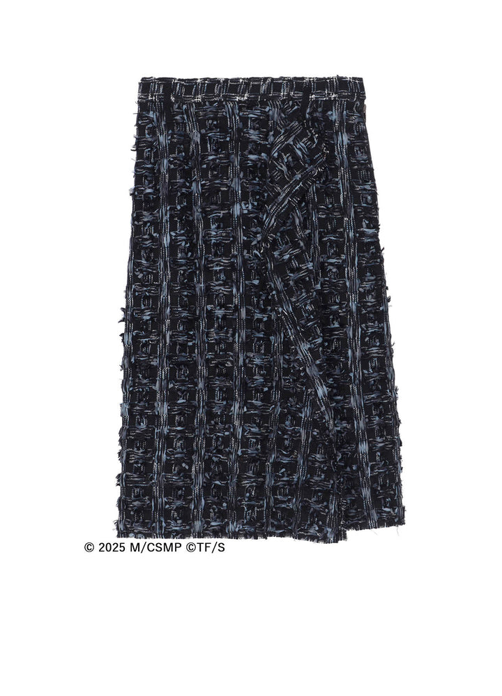 【Pre-Order】Ground Y×CHAINSAW MAN Collaborate Collection EXPLOSION TWEED SKIRT