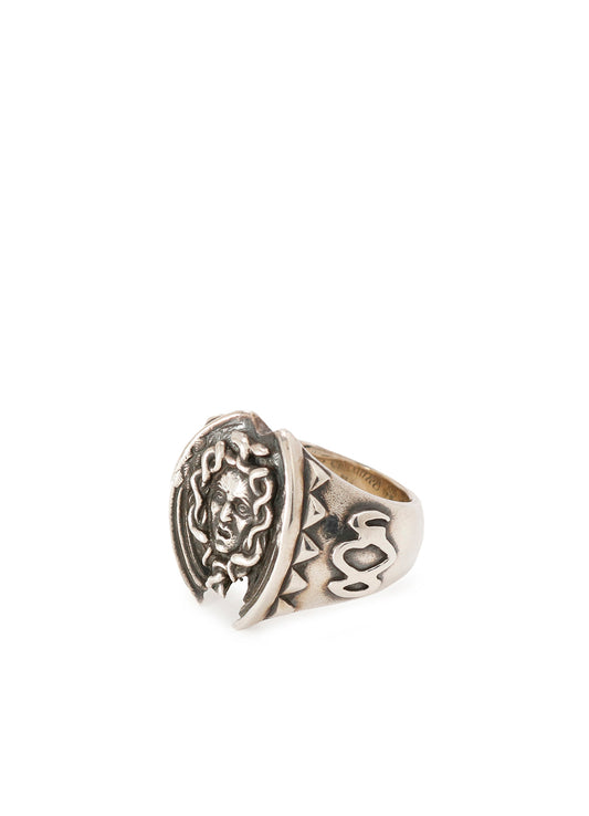 SILVER 950 MEDOUSA RING