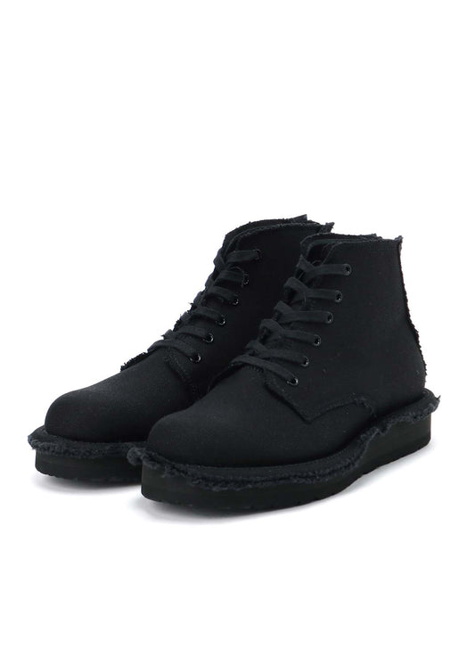 NO. 8 CANVAS LACE UP FASTENER BOOTS