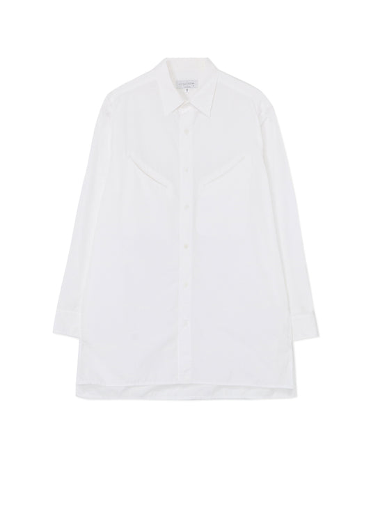 SHIRT WITH SLANTED CHEST POCKETS