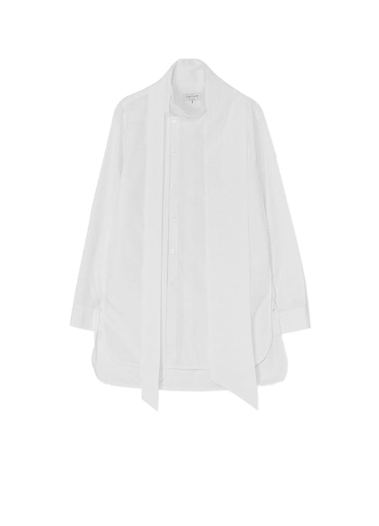 DOUBLE LEFT PANEL STAND COLLAR SHIRT