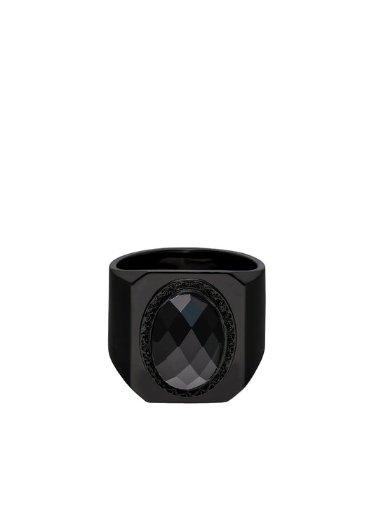 SV/ONYX/BKRU LOUVRE RING BK