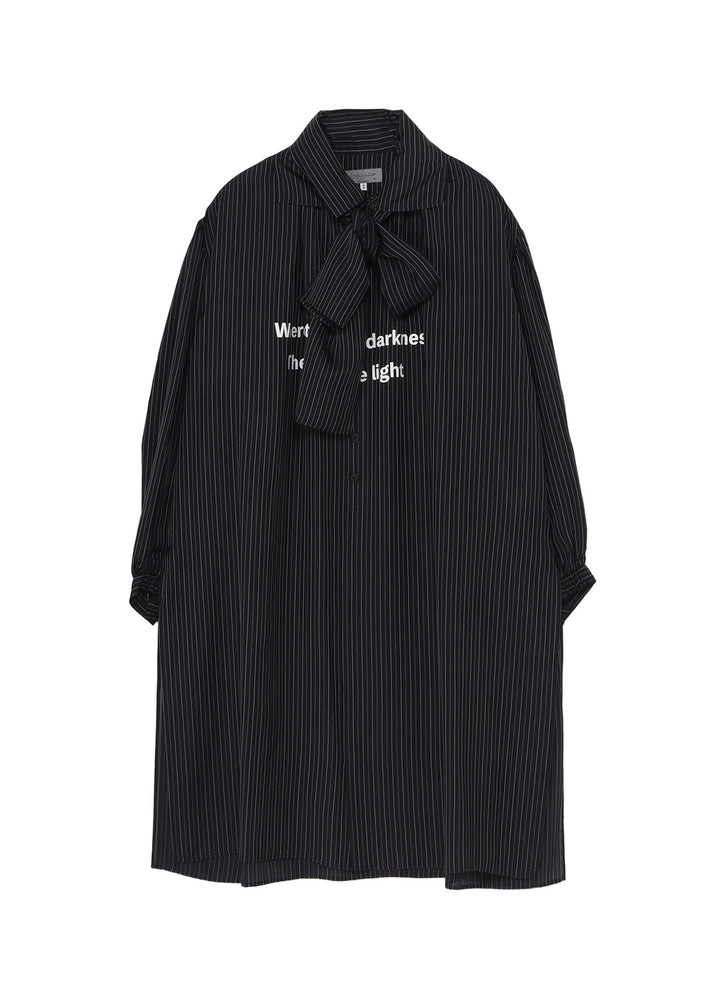 CU ST MESSAGE SCARF BLOUSE