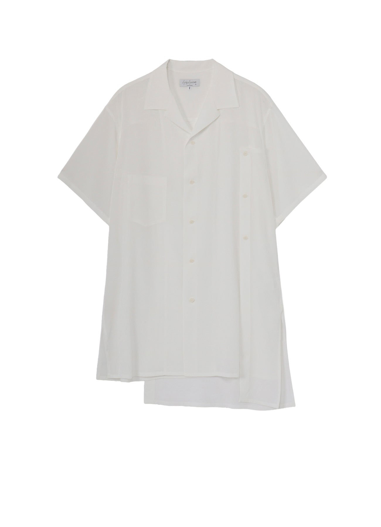 トップス Yohji Yamamoto POUR HOMME polo shirt 3 YOHJI YAMAMOTO Y-3 Men's Solid Blue Polo-Rugby Cotton 3 Button