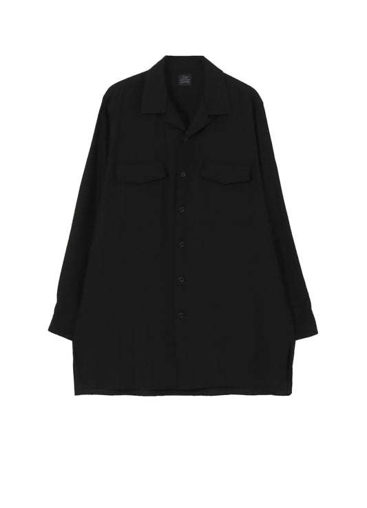 SUIT S POPLIN CDH OPEN COLLAR SHIRT