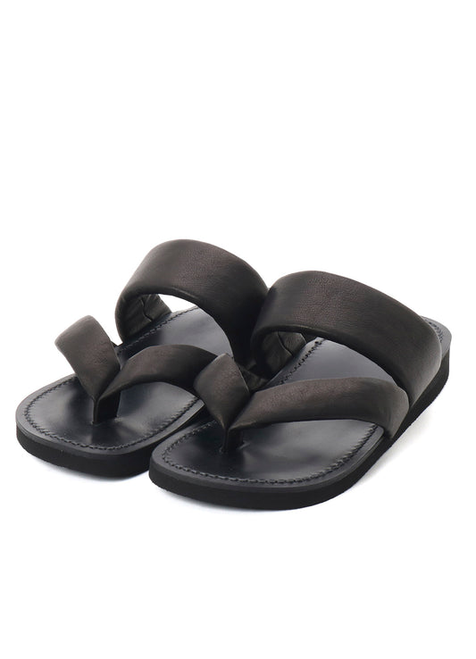 SOFT LEATHER STRAP FLIP FLOPS