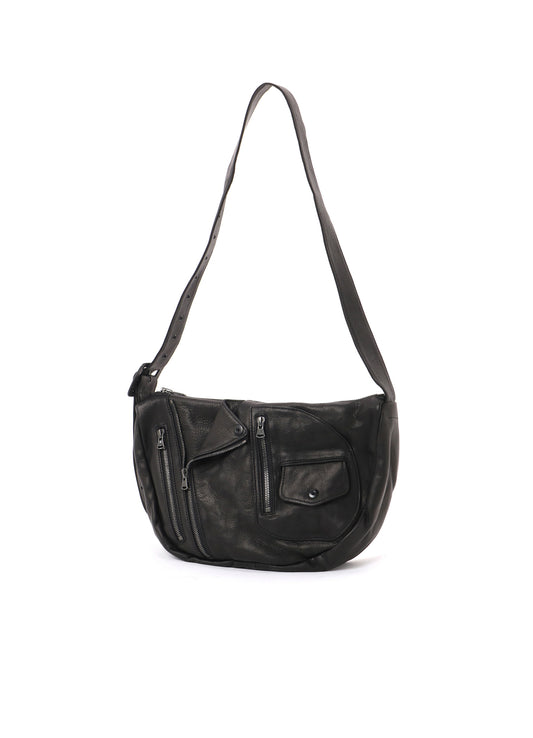 MIMOSA WASHED LEATHER RIDER SHOULDER BAG