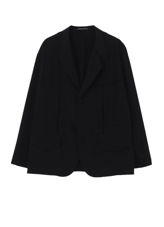 TA TUXEDO FRONT AND BACK OPENED LAPEL JACKET