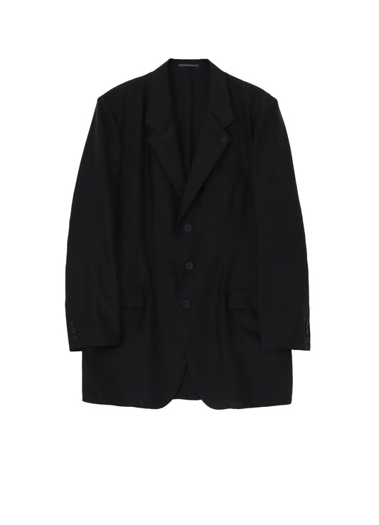 SILK HABUTAE DOUBLE LAPEL JACKET