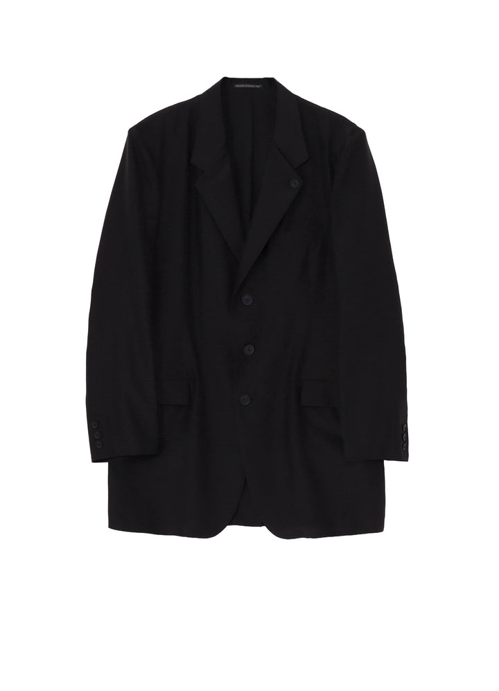 SILK HABUTAE DOUBLE LAPEL JACKET