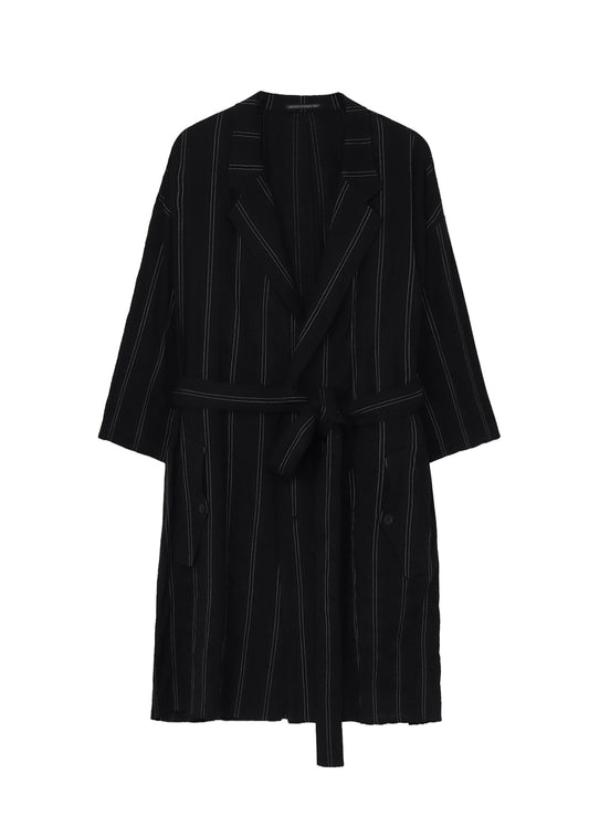 <PIECE UNIQUE/AOYAMA>C/RY STRIPE PATTERN GOWN