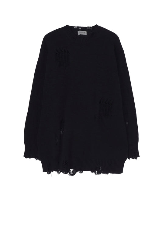 7G 1PLY PLAIN STITCH DROP NEEDLE ROUND NECK DAMAGED PO